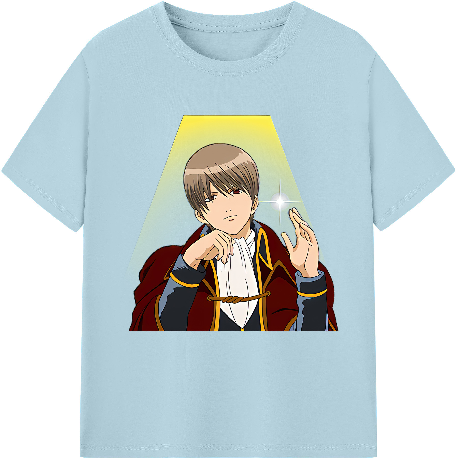 （画像用） ぎんたま 坂田銀時（さかたぎんとき） 神楽 志村新八（しむら しんぱち） GINTAMA Sakata Gintoki Kagura Shimura Shinpachi 綿100％半袖Tシャツ（フロントプリント）